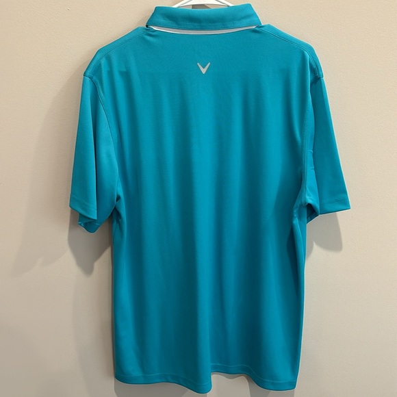 Callaway Short Sleeved Button Down Golf Shirt Men’s L - Picture 2 of 5